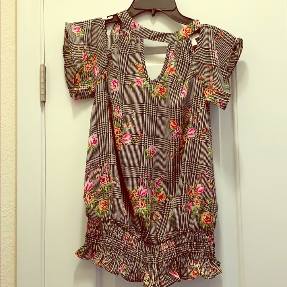 Floral Off the Shoulder Blouse